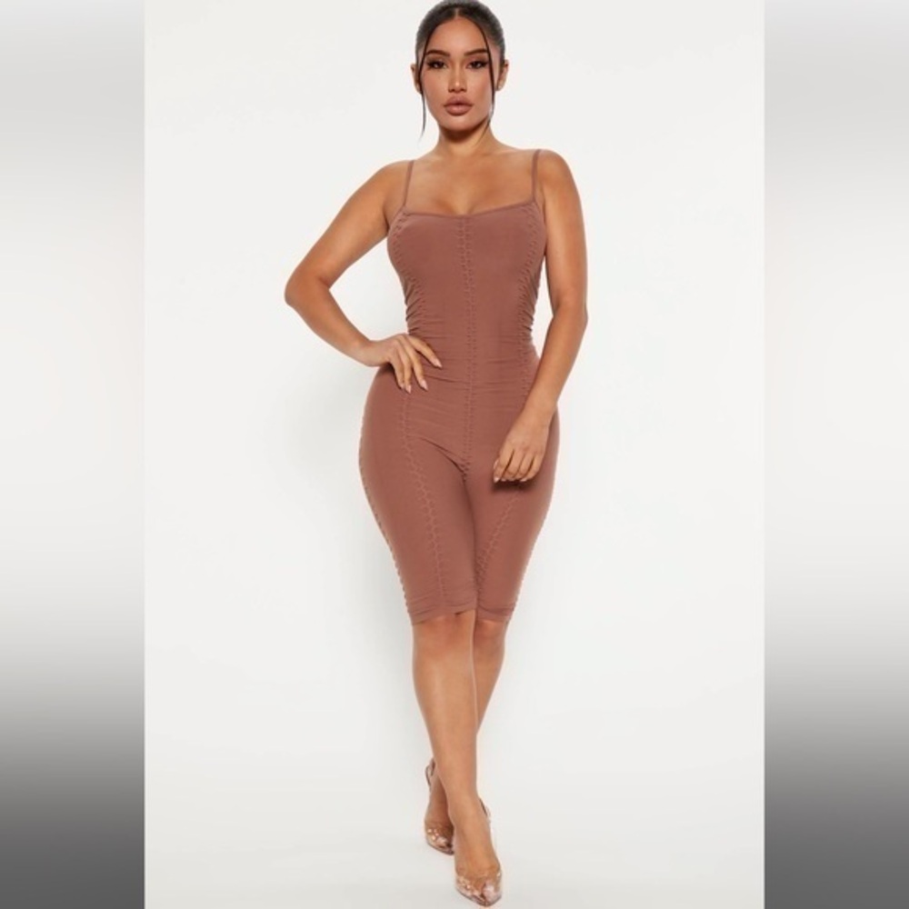 Bozzolo Everyday‎ Romper - Mocha Brown size M/L REFFNB
